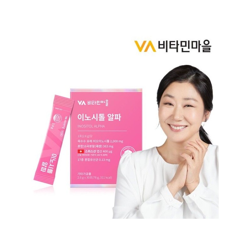 Vitamin Village [Vitamin Village] (30 packets) Inositol Alpha Folic Acid