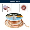 WELSOLO Desolder Desoldering Braid Wick Wire Mop Solder Sucker Fluxed