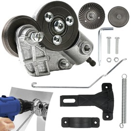 Housense Electric Drill Plate Cutter Attachment Upgraded Metal Sheet Cutter Adapter DIY Metal Drill Attachment Metal Drill Attachment for Thinner Iron, Copper, Aluminum, and Steel Sheets, daotou-1