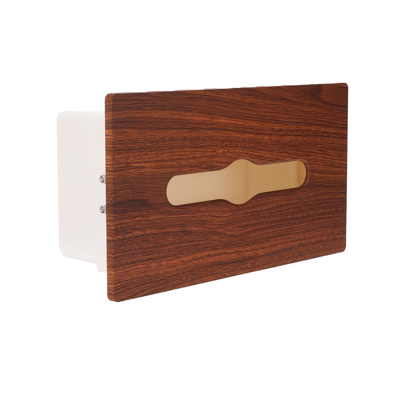 Tissue Box Large Capacity Recessed Mount Toilet Paper Dispenser for
