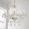 Saint Mossi 5 Light Modern Contemporary Elegant K9 Crystal Glass