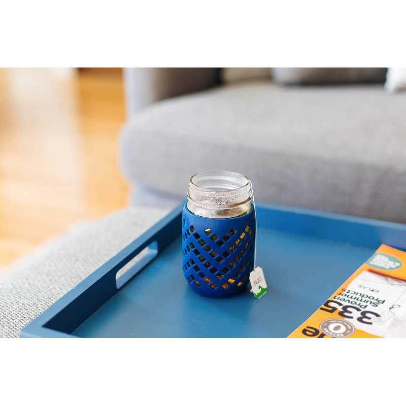JarJackets Silicone Mason Jar Sleeve - Fits 16oz (1 pint)