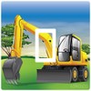 JCB Excavator Digger Light Switch Sticker vinyl cover skin