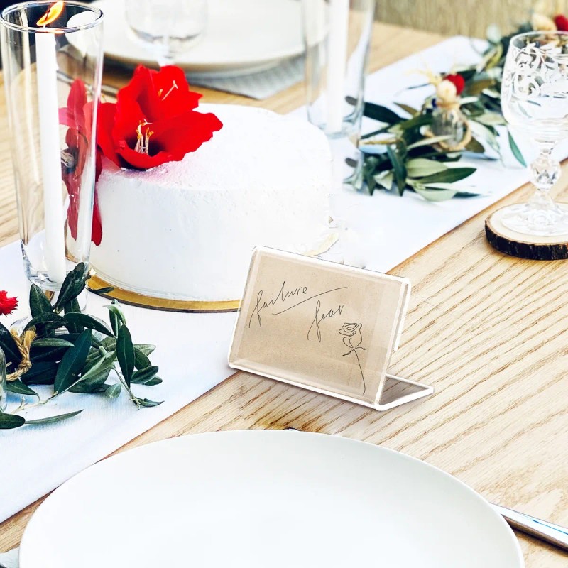 Q Soporte Acrílico Para Tarjetas De Presentación, 40