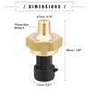 X AUTOHAUX Exhaust Back Pressure Sensor, EBP Sensor, for Ford