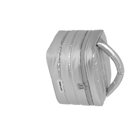 Tragbare Makeup Tasche mit groß für Damen und Frauen/Schminktasche mit reißverschluss/Reise Kosmetiktasche/Make Pinsel Organizer Bag/Wasserabweisendes Daunenjackenstoff/Cosmetic Handtasche