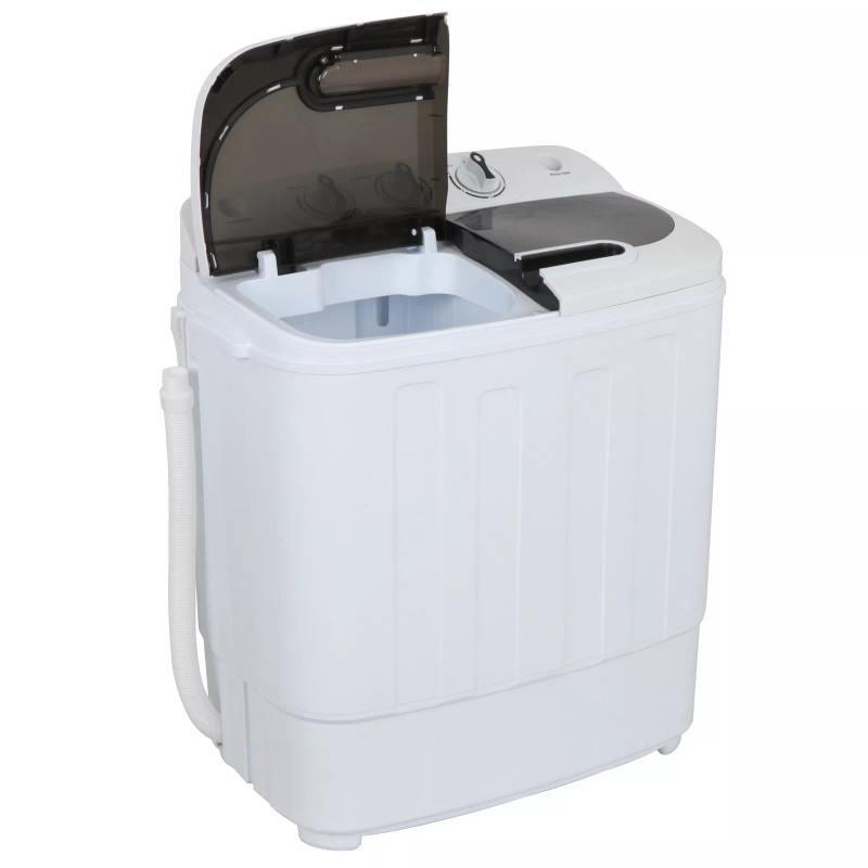 Segawe Portable Mini Compact Twin Tub 13LBS Total Washing Machine