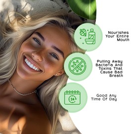 Vanman's Pulling Oil for Teeth and Gums - Oil Pulling Made with Organic Unrefined Coconut Oil and Peppermint Oil - Fluoride-Free, Supports Fresh Breath - 7.6 Ounce