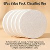 6 PCS White Large Makeup Blender Cosmetic Eye Face Foundation