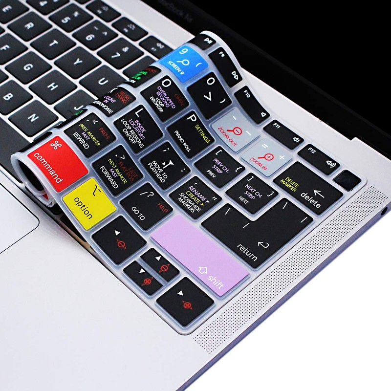 WYGCH Logic pro x Shortcuts Hotkey Keyboard Cover for MacBook