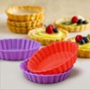 FUNBAKY Silicone Quiche Pan, Mini Pie Pan Non-stick Round Silicone