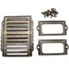 Antique Metal Name Card Frame, OZXNO 10-Pack Vintage Bronze Label
