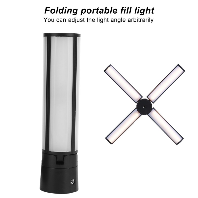 LED Folding Fill Light Desktop Bracket 5 Levels Fill Lighting
