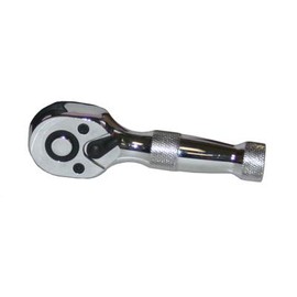 Strulo Chrome 3/8" Stubby Ratchet With Push Release