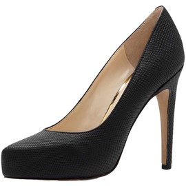 Jessica Simpson Women's Parisah Platform Stiletto Heel Pumps, Black Snake, 8 US