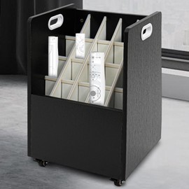 Mobile 20 Slots Blue Print Storage Organizer,Construction Plan Holder,Black