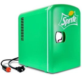 Mini Fridge Perfect for Soda Fans - Coke - Sprite - Fanta - Coke Zero - Diet Coke - Coors Light - Variation: Sprite