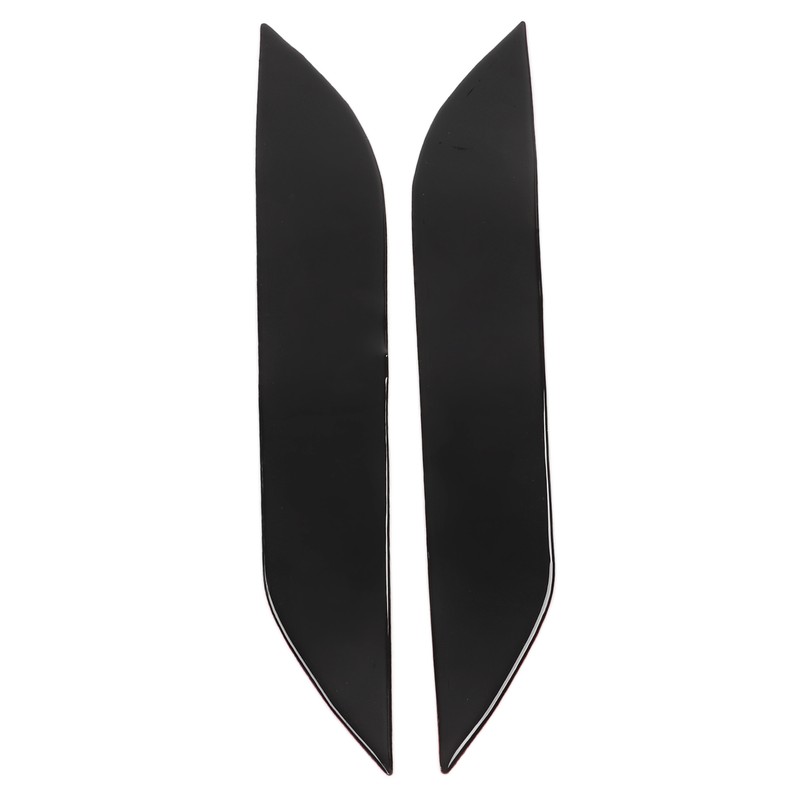 2pcs Headlight Eyebrow Eyelids Trim Decoration Car Light Eyebrow Replacement