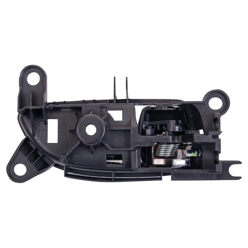 TRQ Front Left Interior Door Handle Chrome & Black Drivers