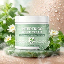 Intertrigo Relief Cream, crema barrera hidratante para pliegues de la piel para adultos, cuidado corporal para zonas sensibles de la piel