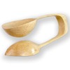 ART-CRAFT MI028 Percussion Spoon Clapping Spoons Light Wood