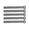 uxcell 5pcs Hook and Loop Straps, 3/4-inch x 10-inch Securing