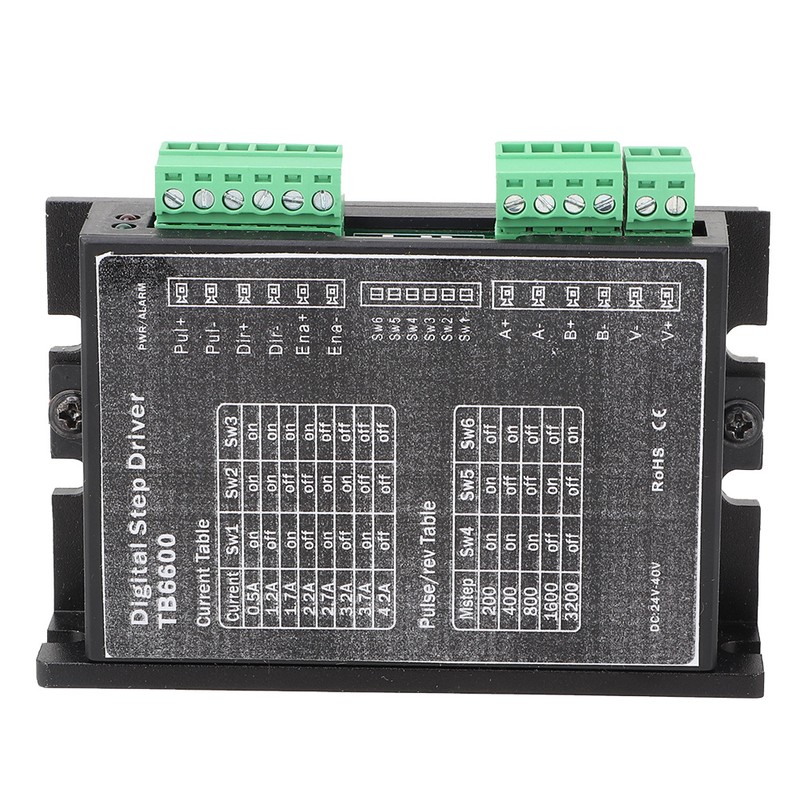 TB6600 DC24-40V 2 Phase/Bipolar Stepper Motor Driver 1.0~4.2A/Phase NEMA 17/23