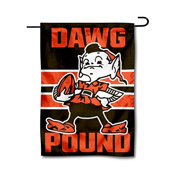 WinCraft Cleveland Browns Dawg Pound Double Sided Garden Flag