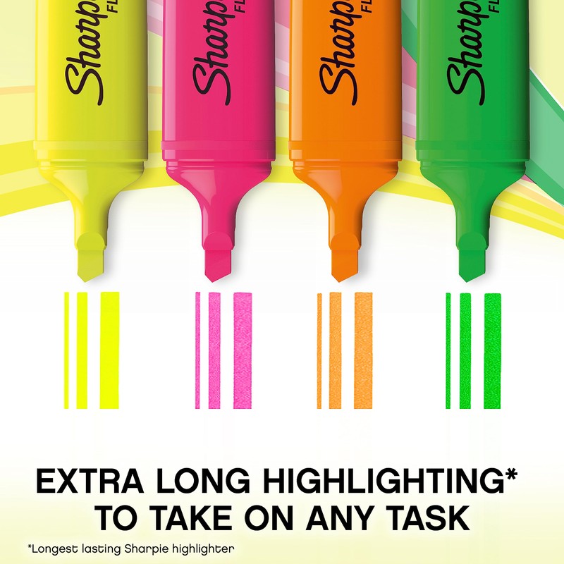 Sharpie Fluo XL Highlighters | Chisel Tip Highlighter Pens |