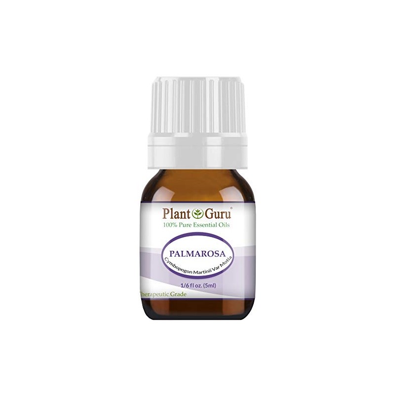 Palmarosa Essential Oil 5 ml 100% Pure Undiluted Therapeutic Grade.