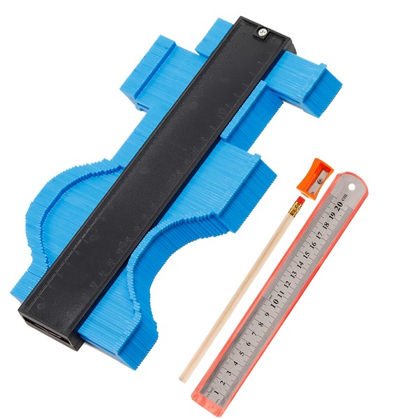 Contour Gauge, Plastic Outline Profile Shape Contour Duplications Guage Duplicator