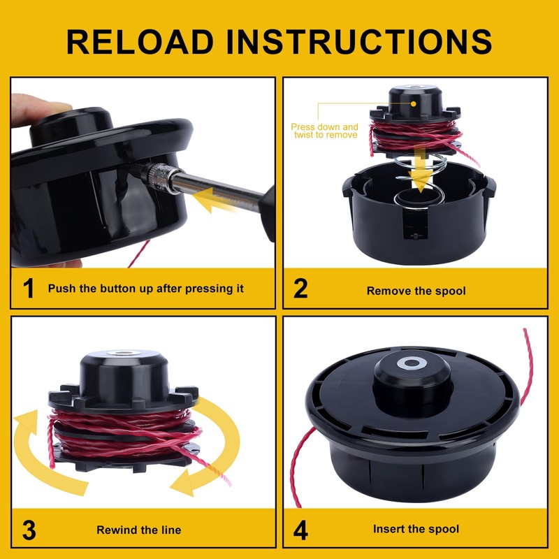 Panari PT104 Trimmer Head for Redmax BC250S BCZ3060TS TR2300S TR2301S