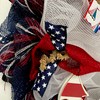 Patriotic Anchor Wreath Handmade Deco Mesh