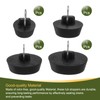 sourcing map 4Pcs Drain Stoppers, 4 Sizes Rubber Bathtub Stopper
