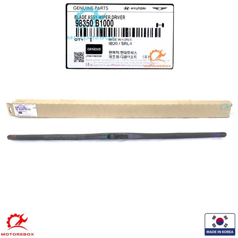 Hyundai, Genesis Genuine Windshield Wiper Blade LEFT Driver Side G80