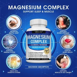 Complejo De Magnesio 8 Magnesio 1000mg Sin Sabor