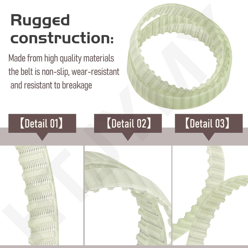 Meat Slicers Replacement Belt Compatible with Cooks 2113, SENSIO 22014,