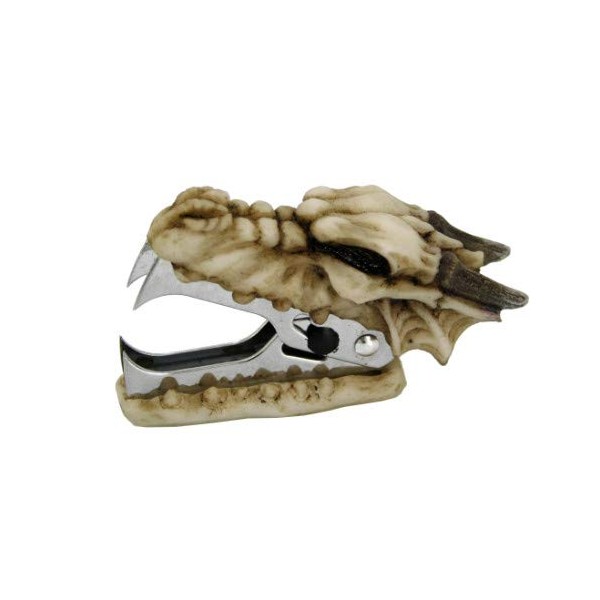 Pacific Giftware Novelty Archaic Bone Dragon Staple Remover Office Desktop Stationery 3.25 Inch L