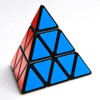 Pyramid Cube Speed Cube Glow in Dark Magic Speed Cube