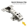 Furniware 2 pcs Soft Close Cabinet Hinge,110 Degree Full Overlay