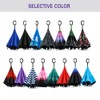 SIEPASA Spar. Saa Double Layer Inverted Umbrella with C-Shaped Handle,