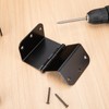 Haidms 3 Pack Offset Hinges Matte Black 3.5 Inch with