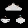 Kodbww Fashion Clear Acrylic Jewelry Holder Crystal Square Ring Storage