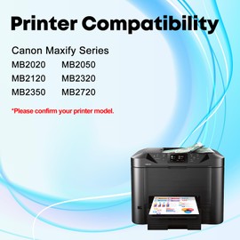 Miss Deer 1200XL Ink Cartridges Compatible for Canon Maxify PGI-1200XL 1200XL,to use with Canon MAXIFY MB2720 MB2050 MB2350 MB2320 MB2020 MB2120 (2BK,C,M,Y)