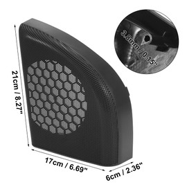X AUTOHAUX 1 Pair Car Speaker Cover Door Speaker Cover Front Left and Right A20372703889051 A20372704889051