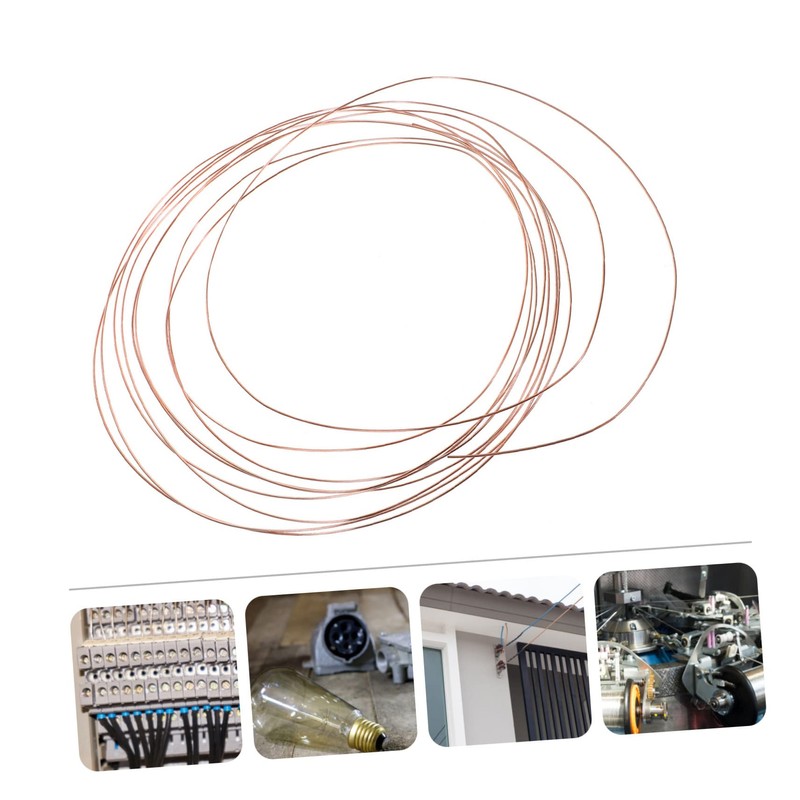 ABOOFAN 2pcs Copper Wire for Crafting Beading DIY Projects Flexible