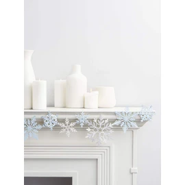 Martha Stewart Guirnalda, Snowflake, Multicolor, 1