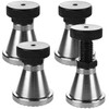 Acrux7 4PCS Adjustable Screw Jack Machinist Jack Adjust Height 2.6"