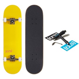 [CCS] Logo Skateboard Complete Yellow 8.00"