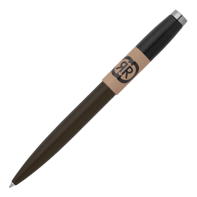 Cerruti 1881 Brick Ballpoint Pen (Beige Khaki Black)
